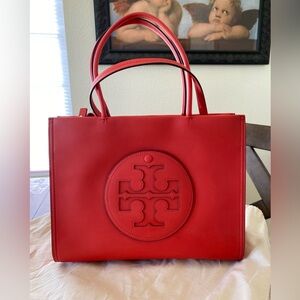 Ella Bio Small Poppy Red Tote